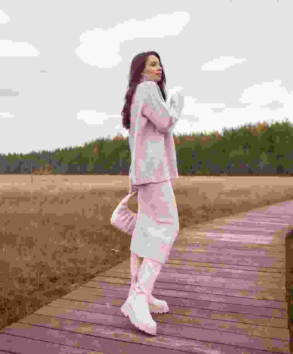 Knitted Pattern Sweater - Image 2