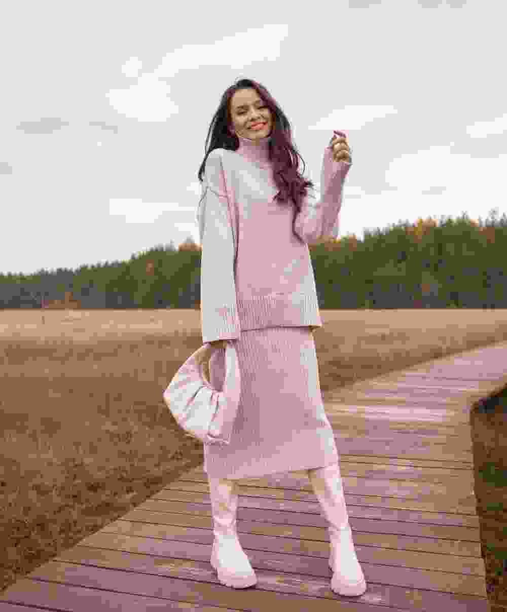 Knitted Pattern Sweater - Image 5