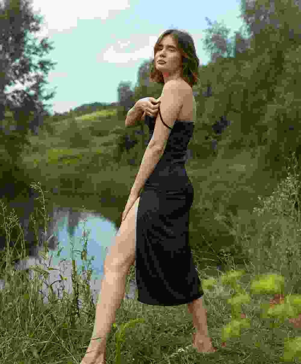 Sleeveless Solid Mini Dress - Image 3
