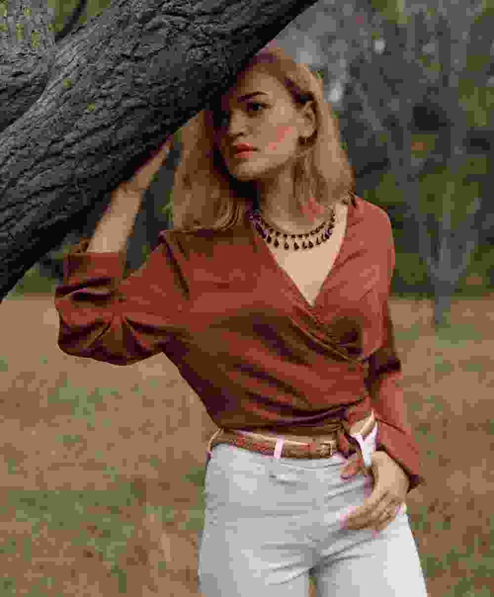 Full Sleeve Solid Top - Image 2