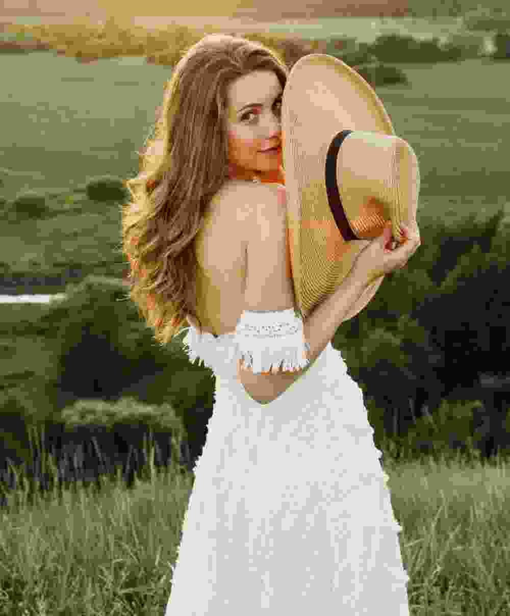 A Line Wedding Gown - Image 2